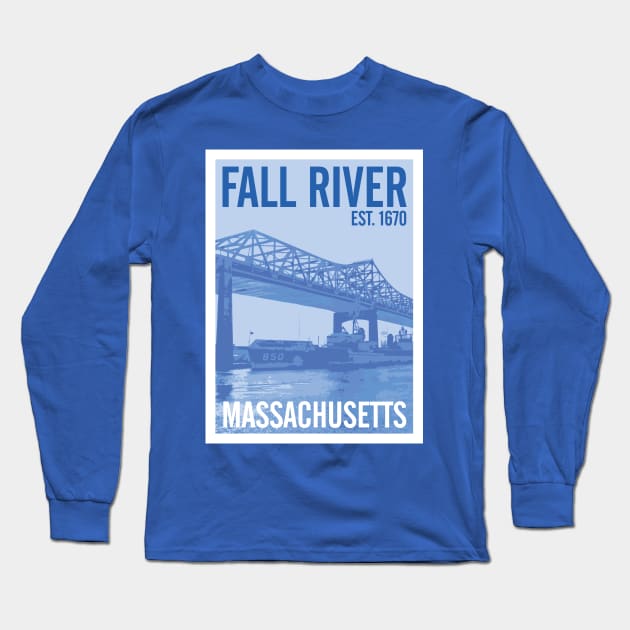 Fall River Massachusetts Long Sleeve T-Shirt by MacMarlon